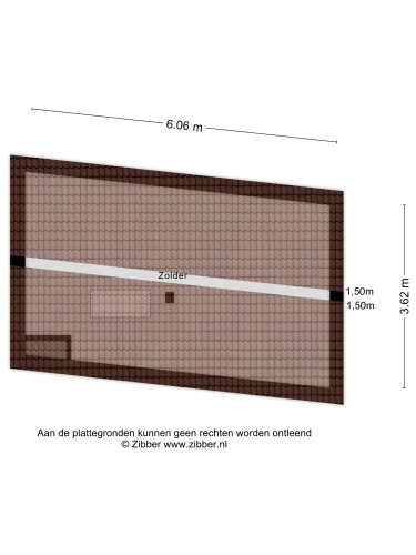 Plattegrond niet in brochure
