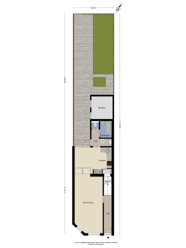 Plattegrond niet in brochure