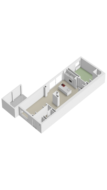 Plattegrond niet in brochure