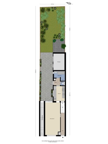 Plattegrond niet in brochure