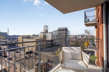 Balkon op het zuiden