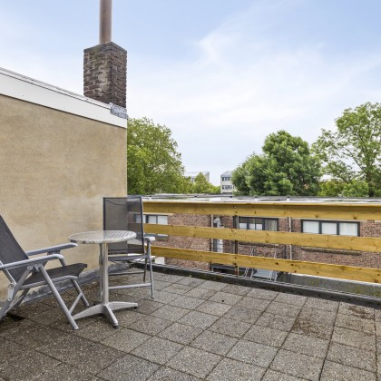 Zonnig dakterras