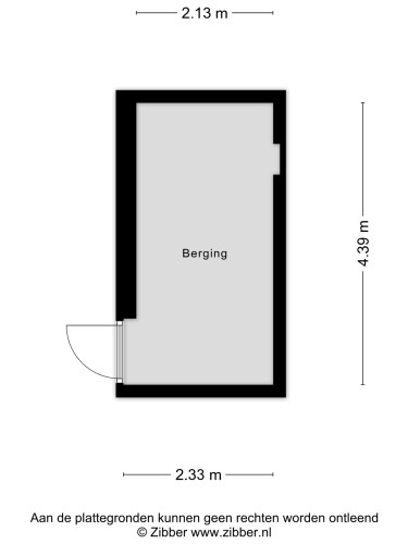 Plattegrond niet in brochure