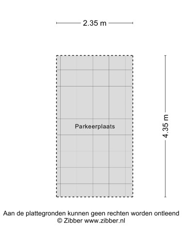 Plattegrond niet in brochure