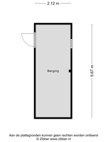 Plattegrond niet in brochure