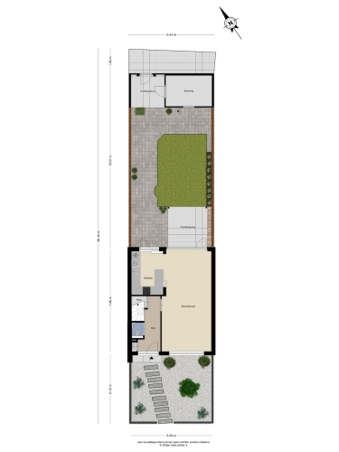 Plattegrond niet in brochure