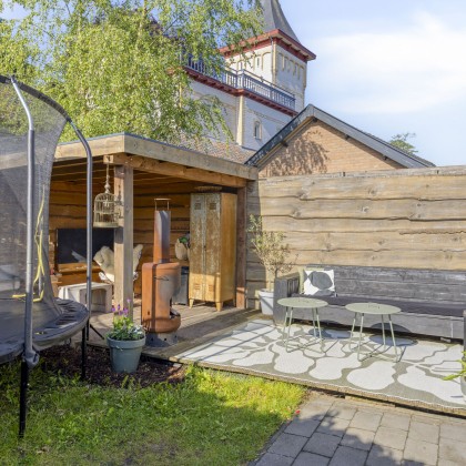 Zonnige tuin