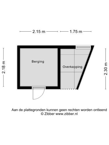 Plattegrond niet in brochure