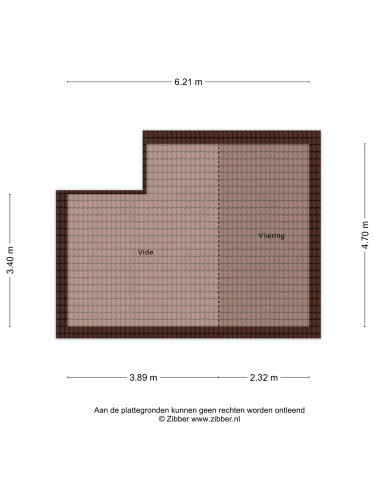 Plattegrond niet in brochure