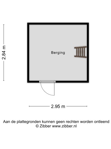 Plattegrond niet in brochure