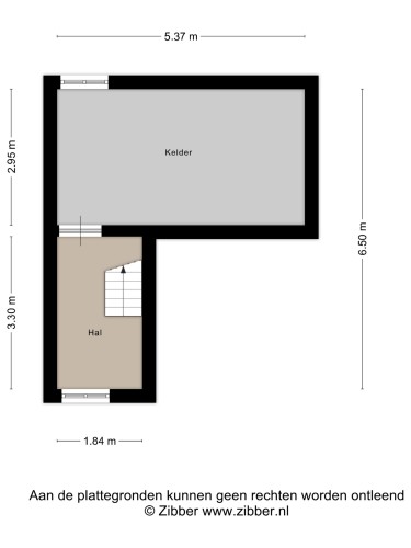 Plattegrond niet in brochure