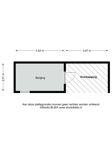 Plattegrond niet in brochure