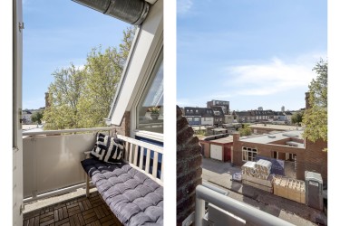 Twee zonnige balkons