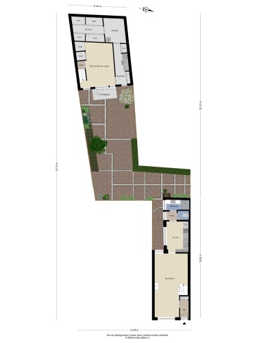 Plattegrond niet in brochure