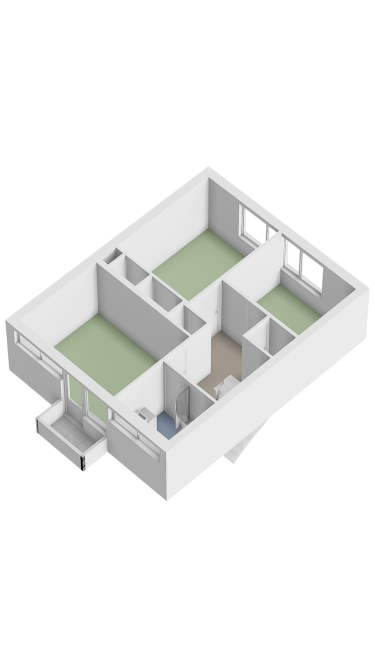 Plattegrond niet in brochure