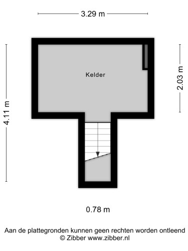 Plattegrond niet in brochure