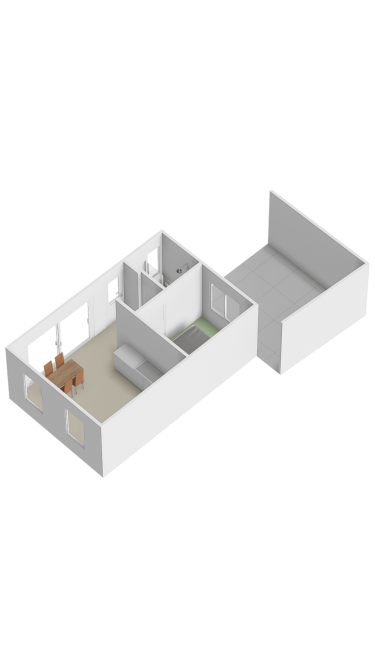 Plattegrond niet in brochure