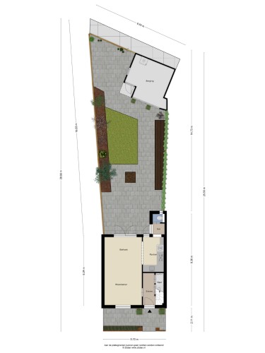 Plattegrond niet in brochure
