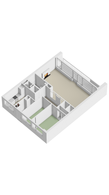 Plattegrond niet in brochure