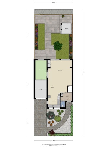 Plattegrond niet in brochure