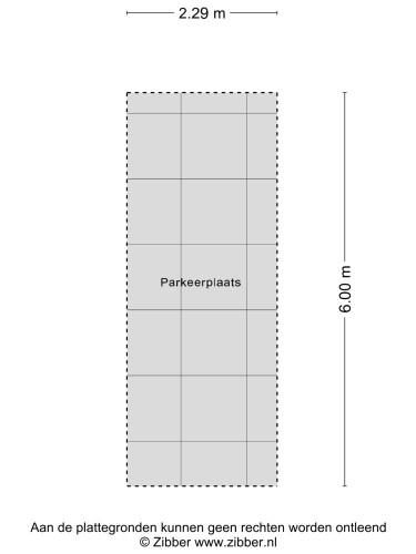 Plattegrond niet in brochure