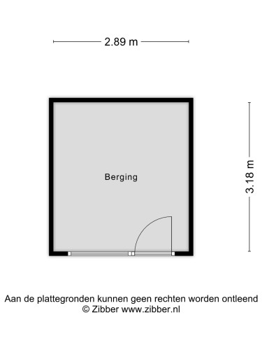 Plattegrond niet in brochure