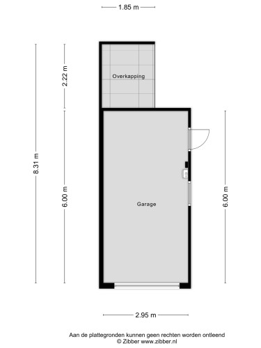 Plattegrond niet in brochure