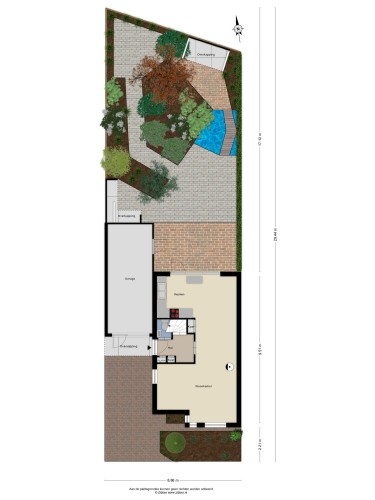 Plattegrond niet in brochure