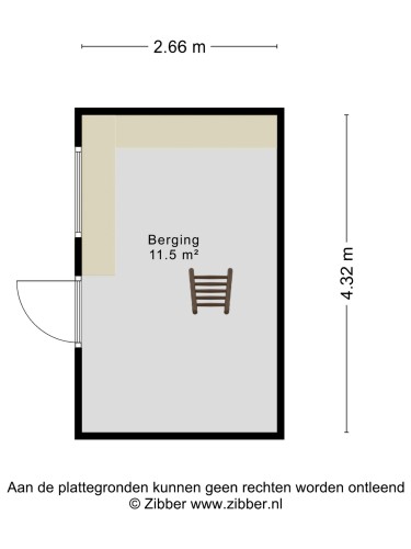 Plattegrond niet in brochure