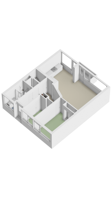 Plattegrond niet in brochure