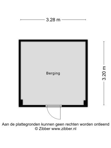 Plattegrond niet in brochure