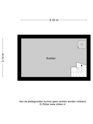 Plattegrond niet in brochure