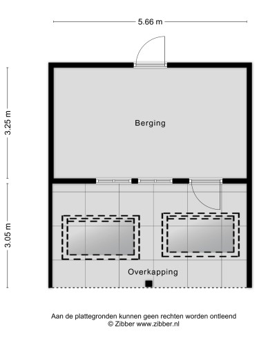 Plattegrond niet in brochure