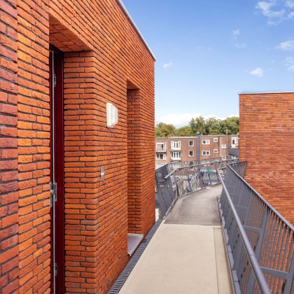 Uitzicht op binnenhofje
