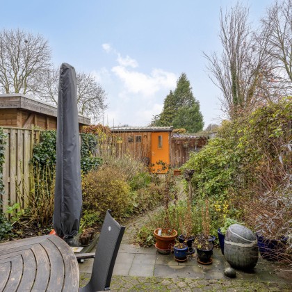 Tuin op het noordwesten