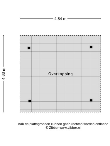 Plattegrond niet in brochure