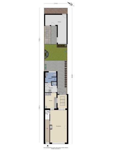 Plattegrond niet in brochure