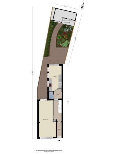 Plattegrond niet in brochure