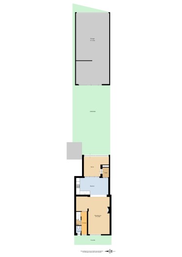 Plattegrond niet in brochure