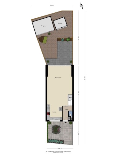 Plattegrond niet in brochure