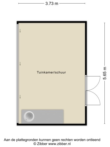 Plattegrond niet in brochure