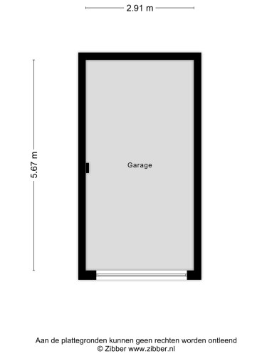 Plattegrond niet in brochure