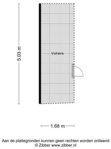 Plattegrond niet in brochure