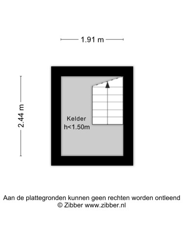 Plattegrond niet in brochure