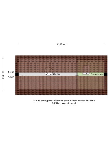 Plattegrond niet in brochure