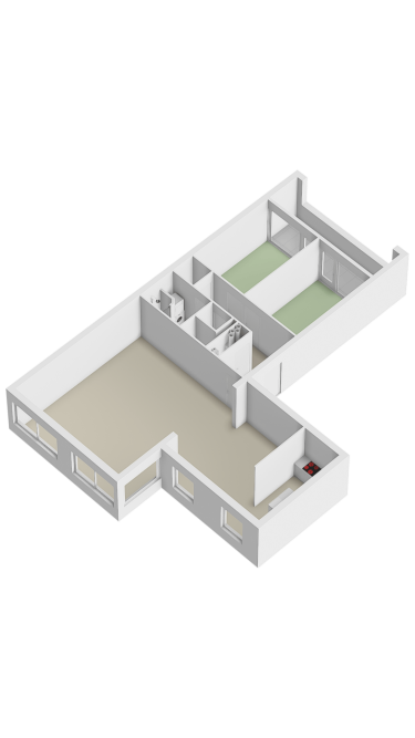 Plattegrond niet in brochure