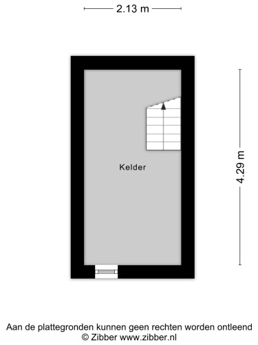 Plattegrond niet in brochure