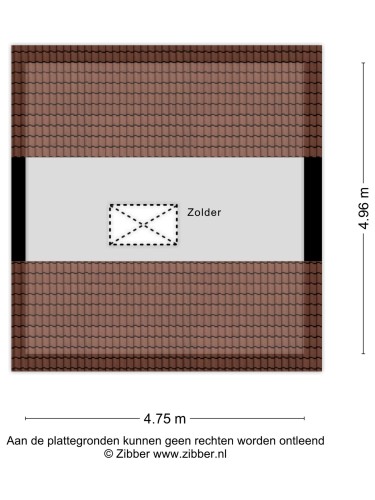 Plattegrond niet in brochure