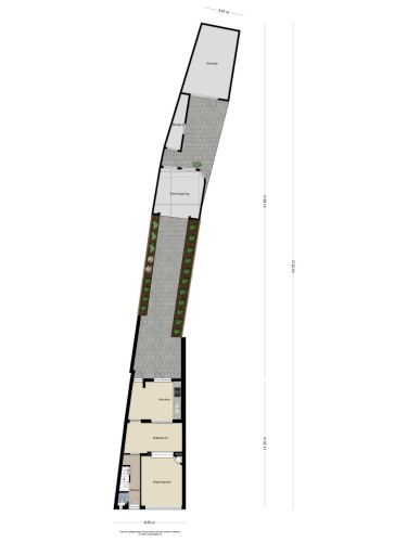 Plattegrond niet in brochure