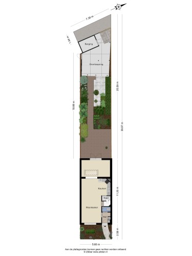 Plattegrond niet in brochure
